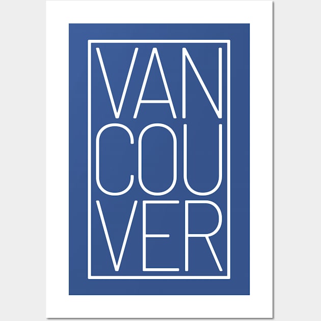 Cool Vancouver Traveler British Columbia Canada Typography Wall Art by peter2art